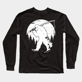 Bigfoot Fishing Long Sleeve T-Shirt